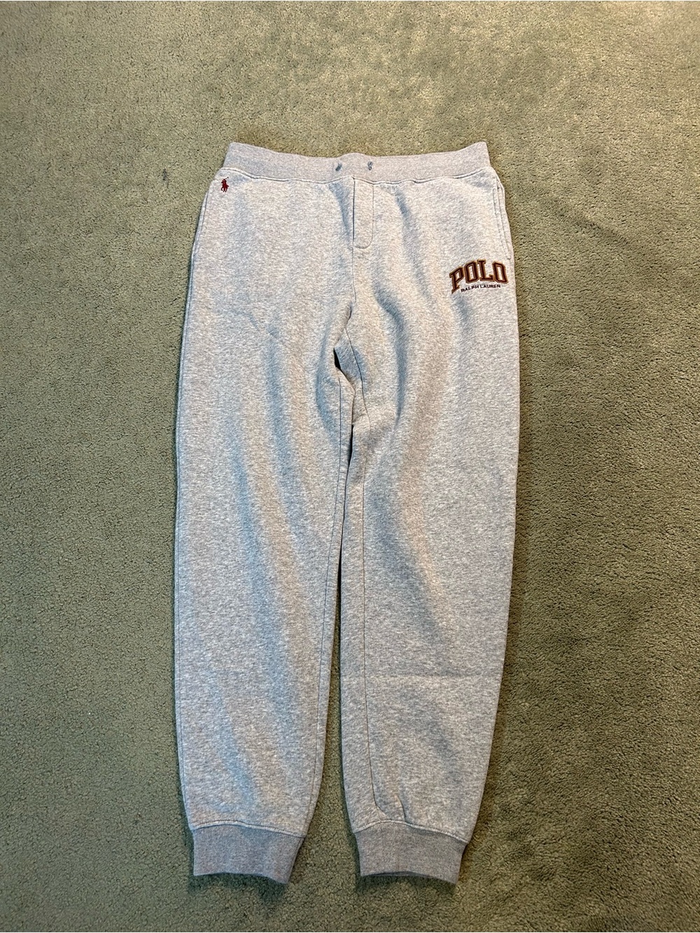Polo Ralph Lauren Gray Sweatpants Fits Men’s Medium Embroidered